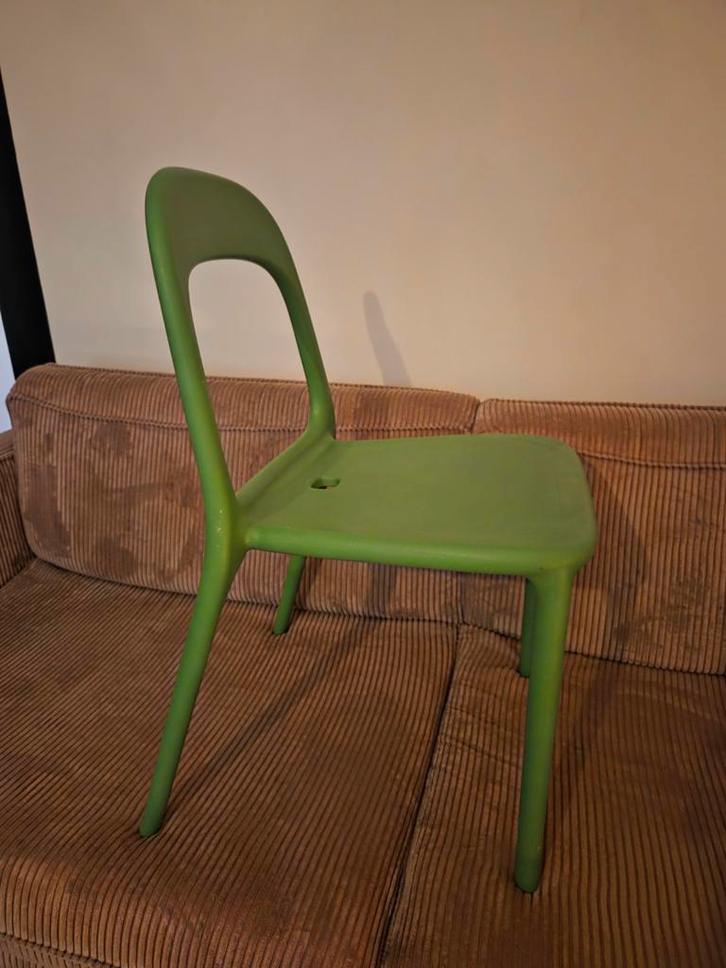 IKEA Design Stoel - Groen, Huis en Inrichting, Stoelen, Gebruikt, Eén, Kunststof, Overige kleuren, Ophalen