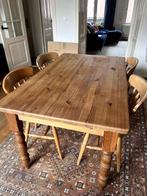 Eettafel met stoelen, Huis en Inrichting, Ophalen, Gebruikt, 200 cm of meer, 50 tot 100 cm