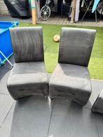4 x grijze eetkamer stoelen, Huis en Inrichting, Stoelen, Ophalen, Zo goed als nieuw, Grijs, Vier