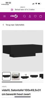 vidaXL Salontafel 100x49,5x31, Huis en Inrichting, Tafels | Salontafels, Ophalen, 50 tot 100 cm, Zo goed als nieuw, Minder dan 50 cm