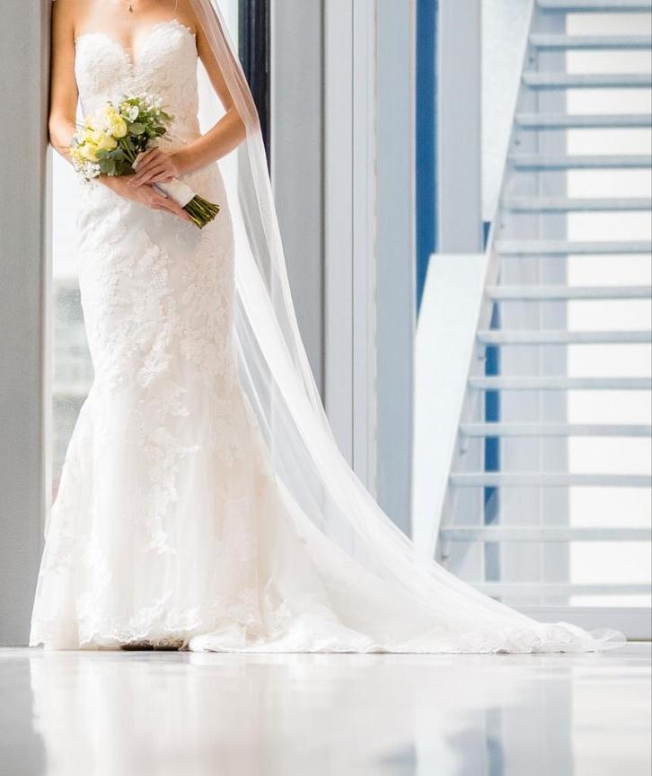 St. Patrick strapless bruidsjurk, Kleding | Dames, Trouwkleding en Trouwaccessoires, Gedragen, Trouwjurk, Wit, Ophalen of Verzenden