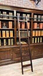 Boekenkast met Ladder eikenhout, Ophalen, Country & Live style, Country & Live style, 200 cm of meer