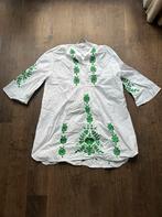 Zara jurk groen met wit maat XS, Ophalen of Verzenden, Zo goed als nieuw, Maat 34 (XS) of kleiner, Boven de knie