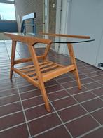 Midcentury vintage salontafel met tijdschriften onderplankje, Huis en Inrichting, Tafels | Salontafels, Ophalen, Minder dan 50 cm
