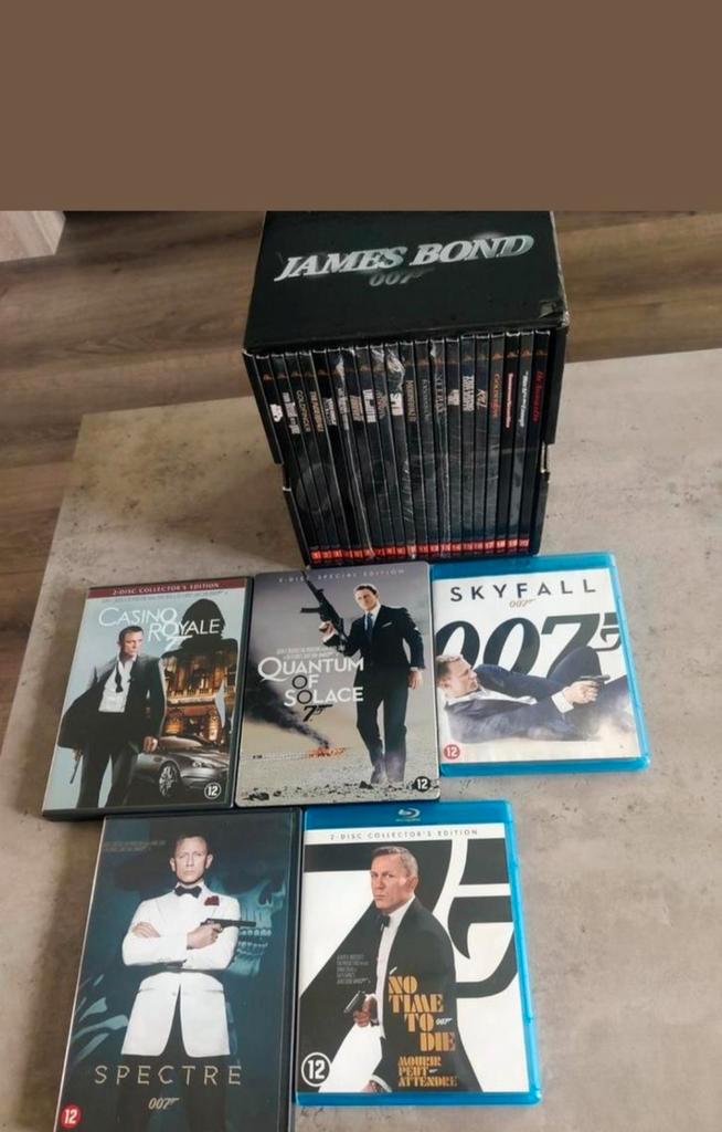 Actie 25 DvDs - Compleet - De Complete James Bond DvD's, Cd's en Dvd's, Dvd's | Actie, Zo goed als nieuw, Alle leeftijden, Ophalen of Verzenden