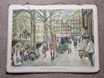 Stadsleven tegen het midden der 19e eeuw / J.H. Isings, Antiek en Kunst, Ophalen, Geschiedenis