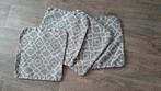 Kussenhoesjes 40x40 cm - Set van 4, Ophalen of Verzenden, Zo goed als nieuw, Grijs, Vierkant