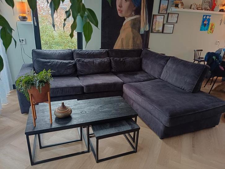 Cocoon loungebank, Huis en Inrichting, Banken | Complete zithoeken, Zo goed als nieuw, Stof, Ophalen