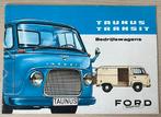 Ford Taunus Transit Brochure / autofolder 1961 Zeldzaam!, Ophalen of Verzenden, Gelezen, Ford