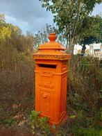 Oranje Betonnen Brievenbus, Tuin en Terras, Brievenbussen, Ophalen, Gebruikt, Beton, Staande brievenbus