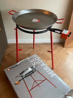 Paella pan 60 cm 19 porties, brander en poten (set), Ophalen of Verzenden, Nieuw