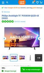 Philips Ambilight 75" QLED 4K TV, Ophalen, Philips, QLED, Nieuw