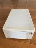 OPBERGBOX/CASSETTE  voor CD's met slot, Ophalen, Kunststof, Zo goed als nieuw, 25 tot 75 discs