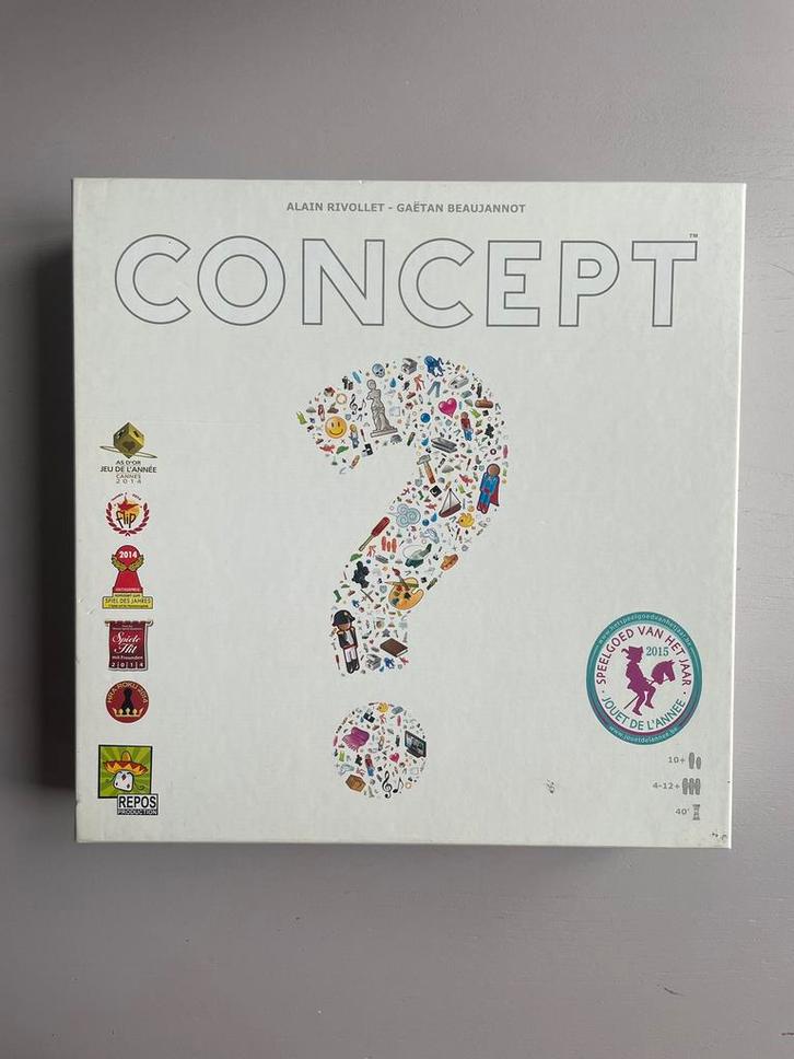 Concept, Hobby en Vrije tijd, Gezelschapsspellen | Bordspellen, Zo goed als nieuw, Een of twee spelers, Drie of vier spelers, Vijf spelers of meer