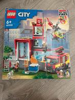 LEGO City Brandweerkazerne 60320 met auto en helikopter, Ophalen of Verzenden, Nieuw, Complete set, Lego