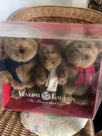Nieuwe exclusieve vintage Ralph Lauren beren set, Verzamelen, Ophalen of Verzenden, Nieuw, Stoffen beer, Overige merken