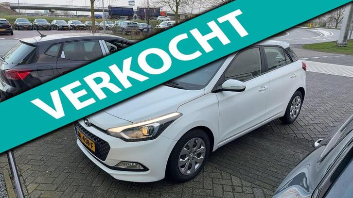 Hyundai I20 1.2 HP i-Motion Comfort navi 4-deurs org NL, Auto's, Hyundai, Bedrijf, Te koop, i20, ABS, Airbags, Airconditioning