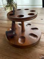 Tabaks Pijp met leer bekleed, Ophalen of Verzenden, Gebruikt, (Water)pijp