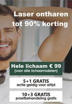Laser ontharen € 99 hele lichaam -  Maak een afspraak
