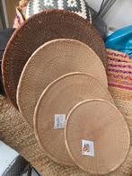 Rieten Wandmanden Decoratie, Huis en Inrichting, Woonaccessoires | Schalen en Manden, Mand, Rond, Nieuw, Ophalen of Verzenden