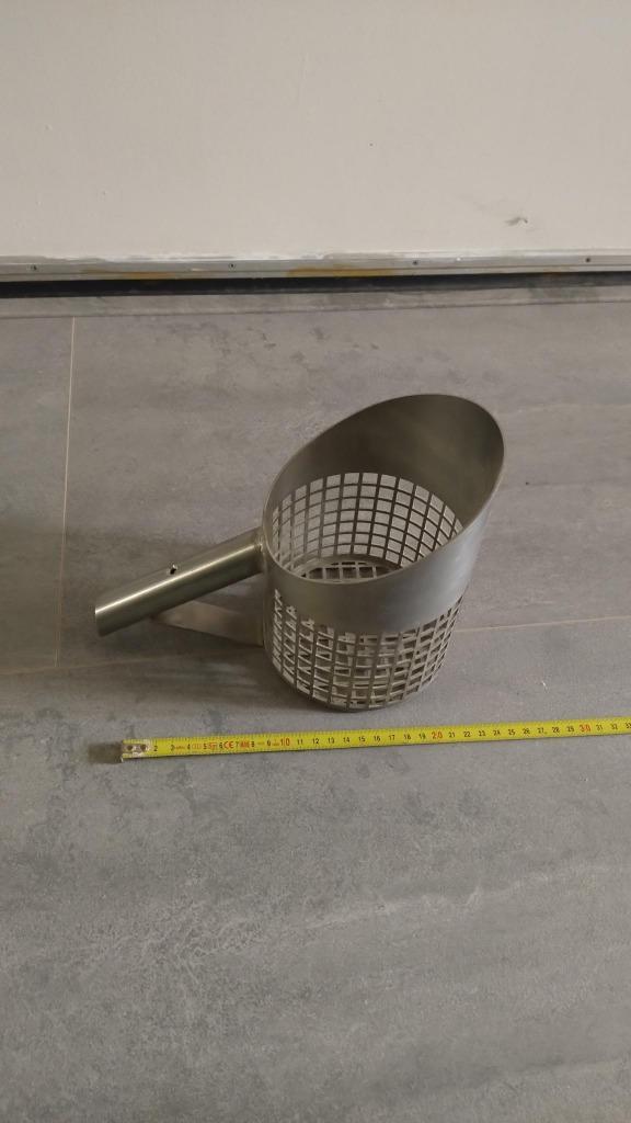rvs waadschep zonder steel ideaal voor op het strand, Hobby en Vrije tijd, Metaaldetectors, Zo goed als nieuw, 30 cm of minder