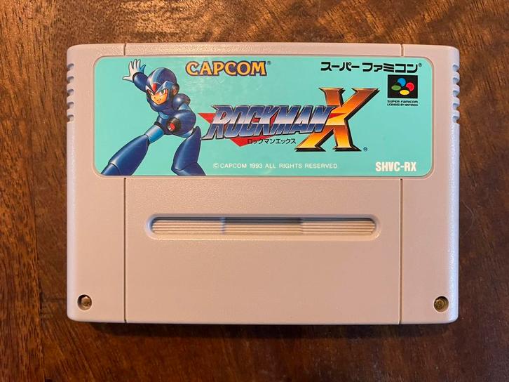 Rockman X Mega Man X SNES Super Famicom SFC NTSC, Spelcomputers en Games, Games | Nintendo Super NES, Zo goed als nieuw, Platform