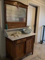 Kaptafel dressoir commode  brocante eiken spiegel, Huis en Inrichting, Ophalen, Gebruikt, 100 tot 150 cm, Brocante antiek