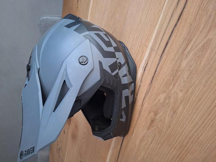 Raven Crosshelm maat S, Motoren, Kleding | Motorhelmen, Offroadhelm, Overige merken, Ophalen of Verzenden