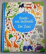 De Zoo Zoek- en telboek Robson Kirsteen Gareth Lucas, Boeken, Prentenboeken en Plaatjesalbums, Prentenboek, Zo goed als nieuw