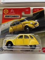 Matchbox Citroen Eend 2CV geel, Ophalen of Verzenden, Nieuw, Auto