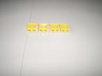 4 LEGO 12v Ramen GEEL van de 7740 LOK in perfecte staat!!!!, Ophalen of Verzenden, Gebruikt, Complete set, Lego