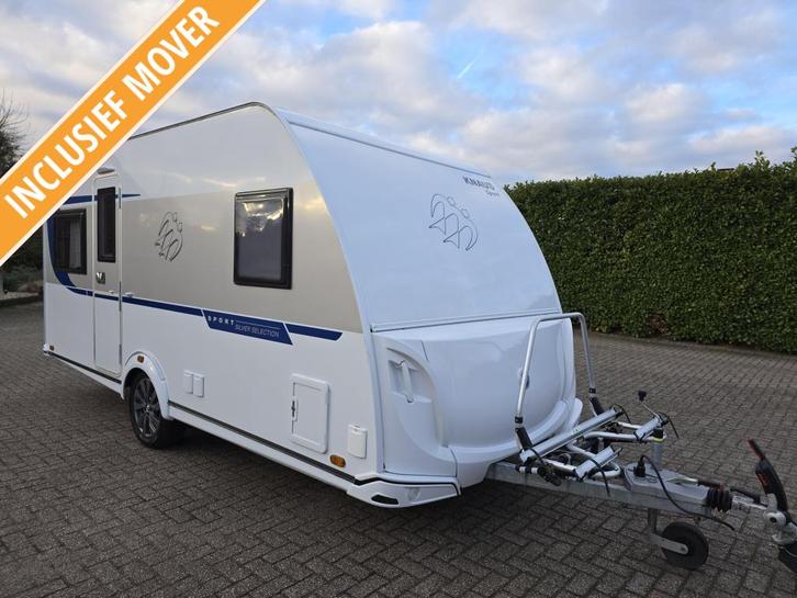 Knaus Sport Silver Selection 450 FU ATC Mover Voortent, Caravans en Kamperen, Caravans, Bedrijf, tot en met 4, 1000 - 1250 kg