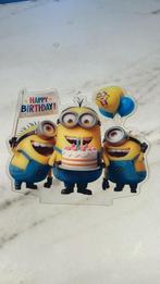 Minions taartopper, Ophalen of Verzenden, Zo goed als nieuw, Taarten, Versiering