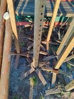 12 x gegalvaniseerde Spring staanders+5 balken., Ophalen, Springen