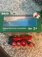 Brio world 33592 mighty red action locomotive zgan in doos, Kinderen en Baby's, Speelgoed | Houten speelgoed, Ophalen of Verzenden