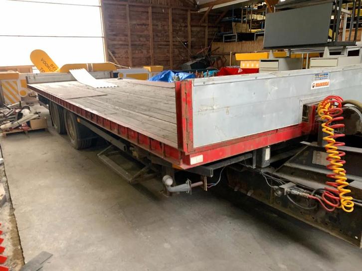 Netam-Fruehauf Aanhanger vrachtwagen met hydraulische lier, Zakelijke goederen, Agrarisch | Werktuigen, Overige, Overige typen