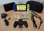 Nintendo Switch compleet met 2 spellen, Ophalen, Met games, Met 2 controllers, Zo goed als nieuw