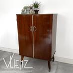 Vintage, midcentury, tvkast, audiomeubel, kast op wielen, Huis en Inrichting, Kasten | Televisiemeubels, Ophalen, Gebruikt, -