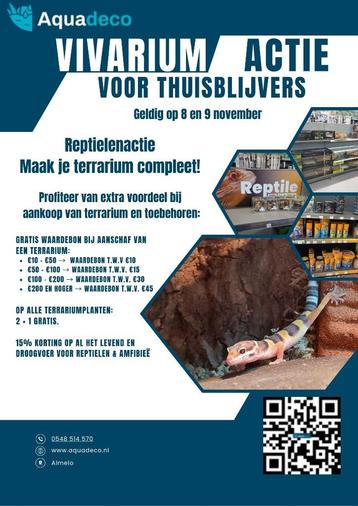 Vivarium, thuisblijvers opgelet!!!! beschikbaar voor biedingen