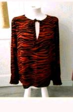 Costes rood zebraprint blouse, Kleding | Dames, Costes, Ophalen of Verzenden, Zo goed als nieuw, Maat 46/48 (XL) of groter