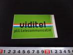 sticker VIDITEL ptt telecommunicatie *, Ophalen, Zo goed als nieuw, Bedrijf of Vereniging