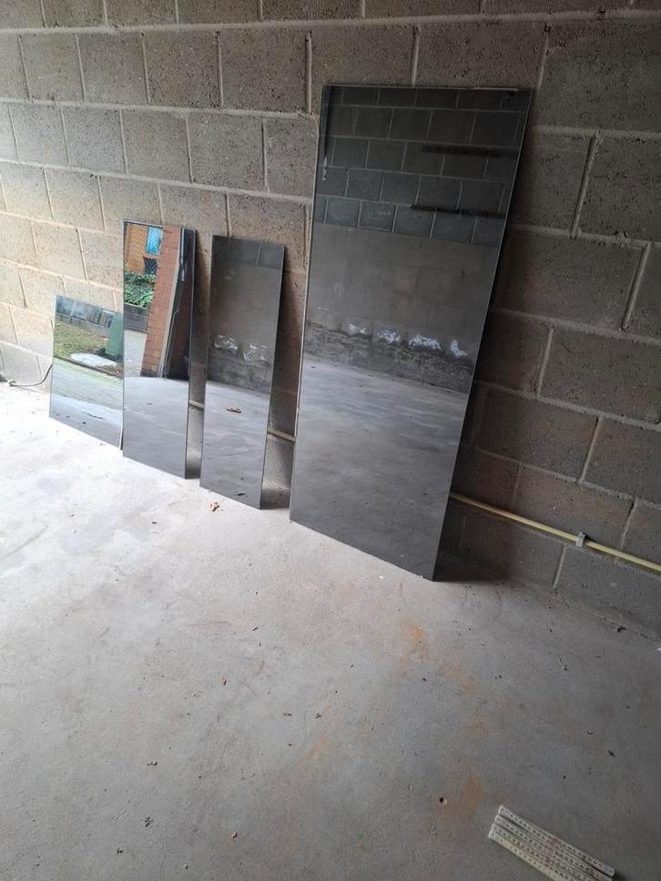 Donkere Spiegels - Goede Staat, Huis en Inrichting, Woonaccessoires | Spiegels, Gebruikt, Minder dan 100 cm, Rechthoekig, Ophalen of Verzenden