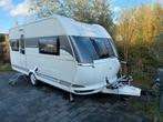 Hobby 495 Ufe Excellent incl Isabella voortent, airco, mover, Caravans en Kamperen, Serviceluik, Rondzit, Hobby, 5 tot 6 meter