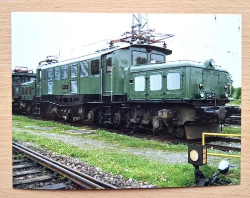 Foto van E94 elektrische locomotief Deutsche Bundesbahn, Verzamelen, Spoorwegen en Tramwegen, Nieuw, Trein, Kaart of Prent, Ophalen of Verzenden