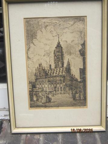 Middelburg Stadhuis, Pr Ets Wim Beeke,Met mensen in Klederdr beschikbaar voor biedingen
