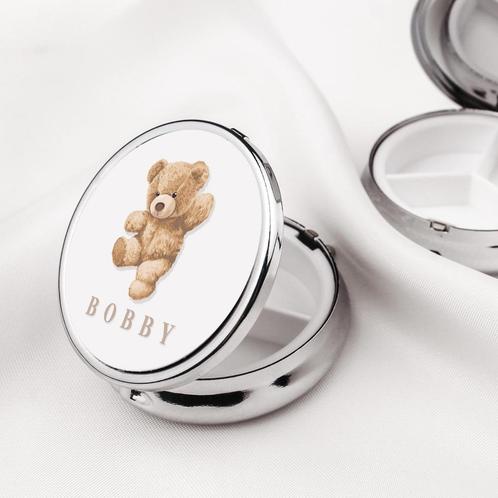 persoonlijk tanden/haarlok doosje vintage teddy met naam, Kinderen en Baby's, Overige Kinderen en Baby's, Nieuw, Ophalen of Verzenden