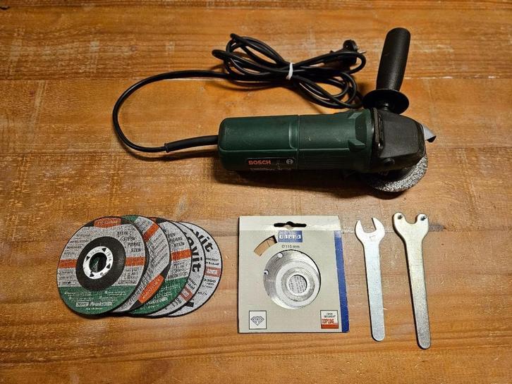 Slijptol 115mm., Doe-het-zelf en Verbouw, Gereedschap | Slijpmachines, Gebruikt, Haakse handslijpmachine, Ophalen of Verzenden