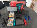 Nintendo switch, extra controllers (pro), mario wonder,128gb, Spelcomputers en Games, Spelcomputers | Nintendo Switch, Ophalen of Verzenden