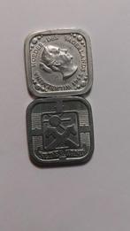 5 cent 2x Wilhelmina ( RG25)   1942 verkocht  1945 te koop, Postzegels en Munten, Munten | Nederland, Setje, Koningin Wilhelmina