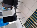 Stoelen, Huis en Inrichting, Stoelen, Ophalen of Verzenden, Zo goed als nieuw, Zwart, Vier